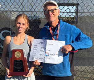 Senior wins girls' tennis state championship