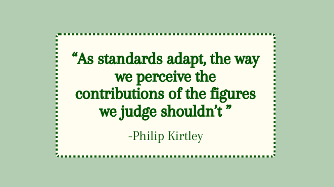 How to  judge the contributions of historical figures