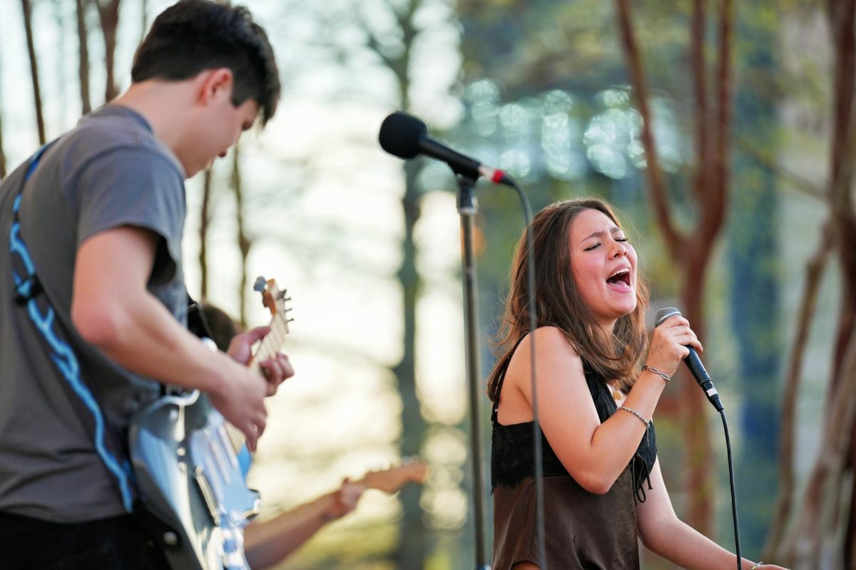 Kai Balagot and Zach Cooper performing at Battle of the Bands