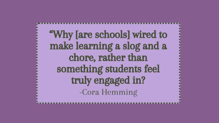 School Should Be About Learning